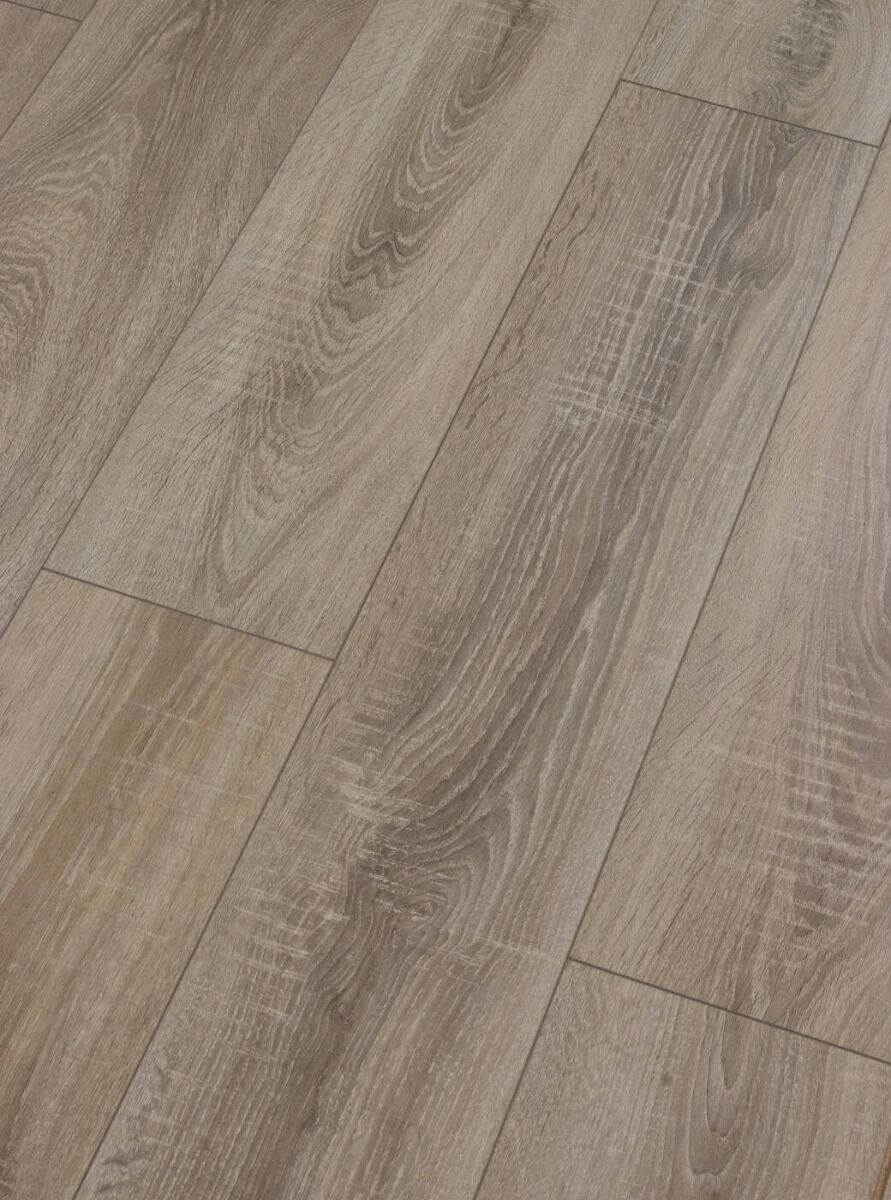 Grey-brown laminate floor