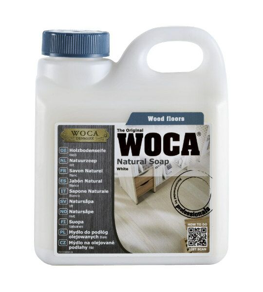 Woca Natural Soap White Oiled Wood Floor Cleaner