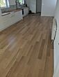 Natural oak flooring kitchen