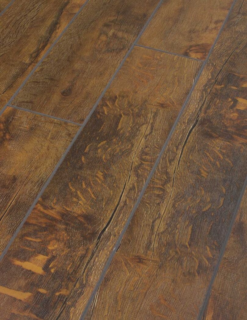 12mm Rustic brown lamiante flooring