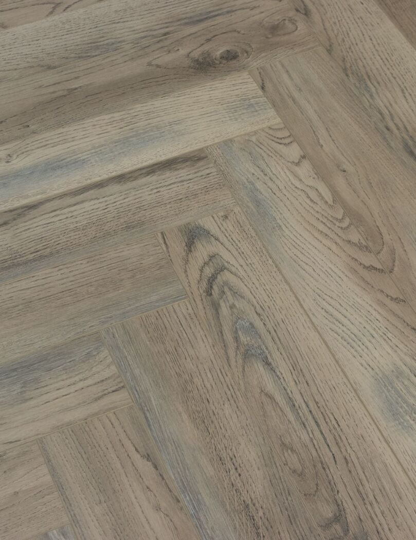 Grey Parquet laminate flooring