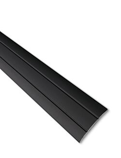 Flat door strip Black