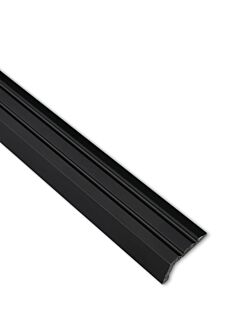 Black ramp door bar long