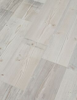 Distressed White Laminate Flooring