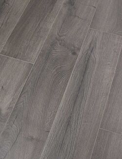 Egger Dark grey laminate floor