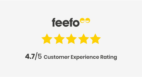 Feefo Rating 4.7 out of 5